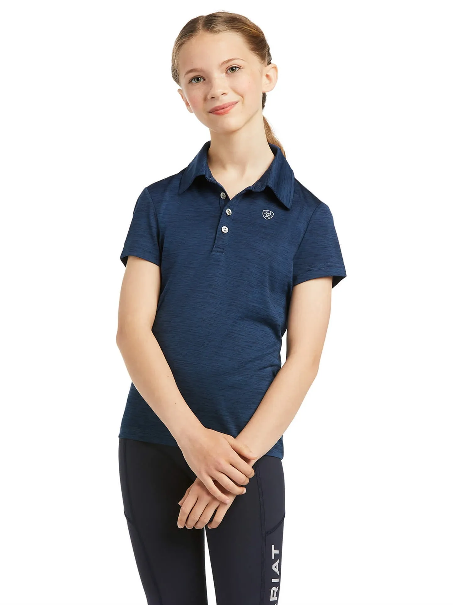 ARIAT Kids Laguna Polo Shirt - Navy