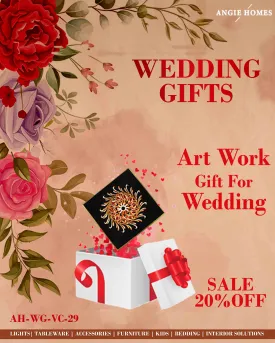 ART WORK FOR WEDDING GIFTS | MARRIAGE GIFT VOUCHER CARD | HOME DECOR PAINTINGS