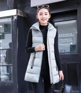 Autumn Winter Vest Down Cotton Jacket Jacket Lady