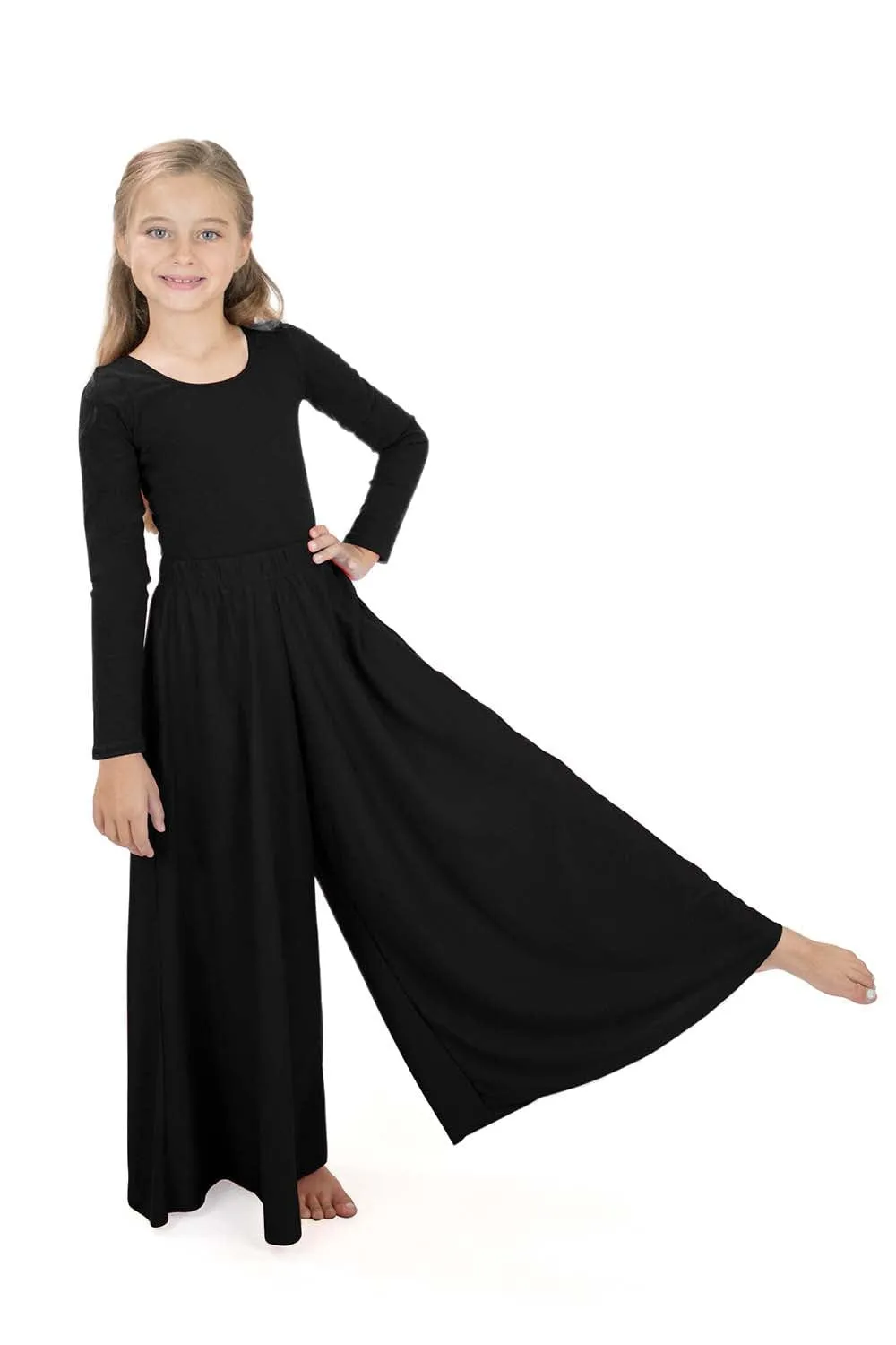 Basic Moves BM6330G Girls' Liturgical Palazzo Pants