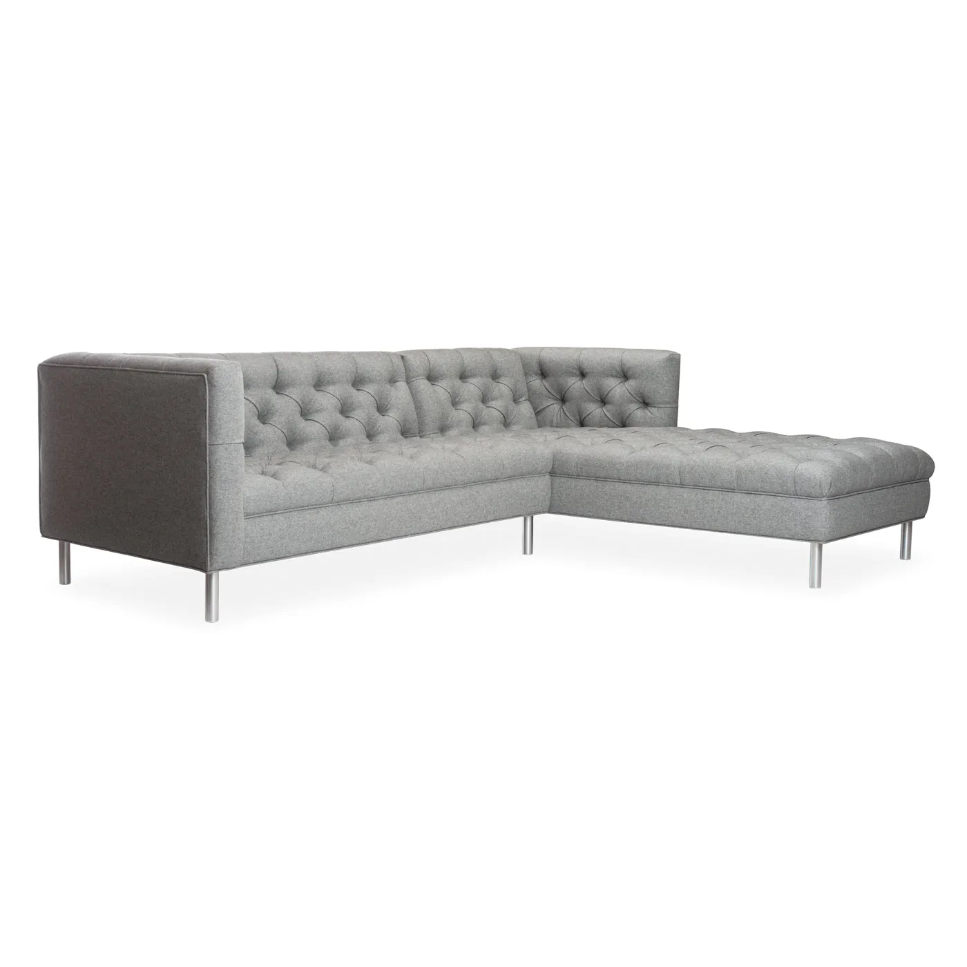 Baxter Deep Chaise Sectional Right Arm Facing