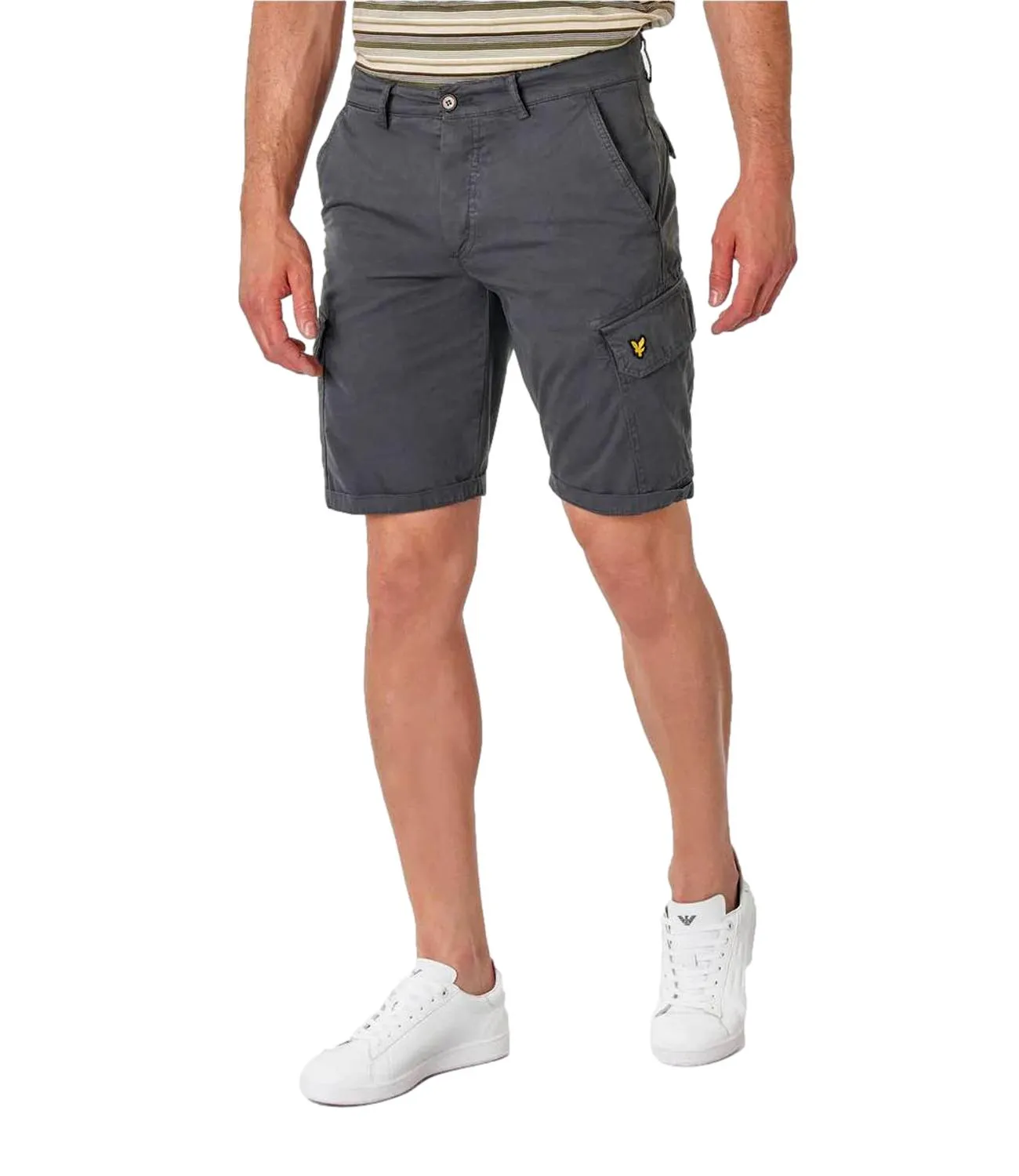 Bermuda cargo uomo Lyle e Scott Antracite Grigio