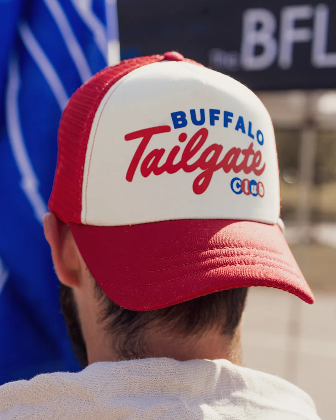 Buffalo Tailgate Club Red & White Trucker Hat