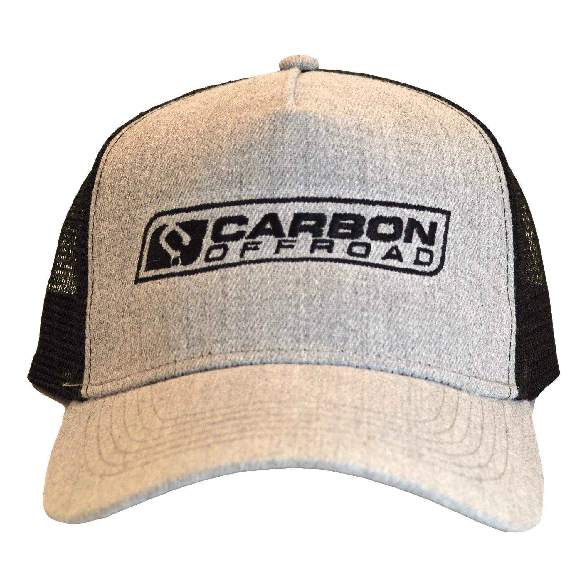 Carbon Offroad Trucker Cap Hat Light Grey