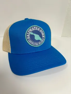 Catalina Island, CA Structured Mesh Trucker Hat