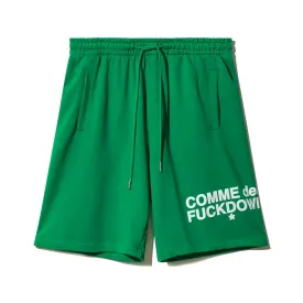 Comme Des Fuckdown Green Cotton Short