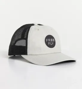 Free Fly Low Pro Badge Trucker Hat in Harbor Grey