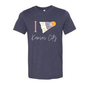 I Birdie (Love) Kansas City T-Shirt - Heather Midnight Navy