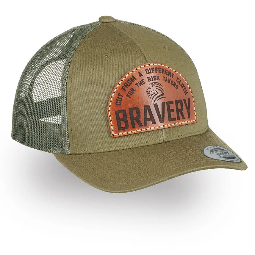 Intrepid Flexfit® Classic Retro Trucker Cap- Khaki