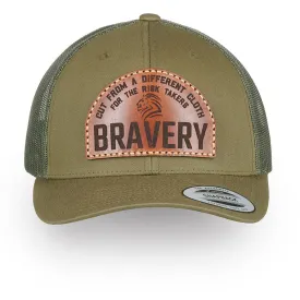 Intrepid Flexfit® Classic Retro Trucker Cap- Khaki