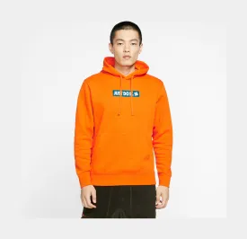 JDI Fleece Mens Pullover Hoodie (Orange)