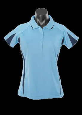 Ladies Eureka Polo Sky/Navy