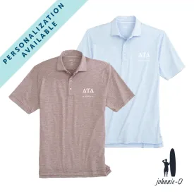 New! Delt Personalized Johnnie-O Striped Polo