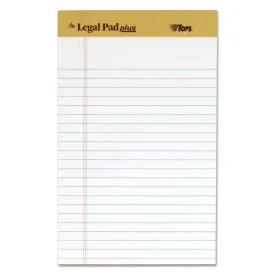 "the Legal Pad" Perforated Pads, Narrow Rule, 5 X 8, White, 50 Sheets, Dozen