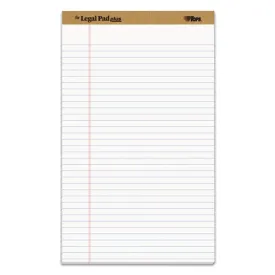 "the Legal Pad" Perforated Pads, Wide-legal Rule, 8.5 X 14, White, 50 Sheets, Dozen