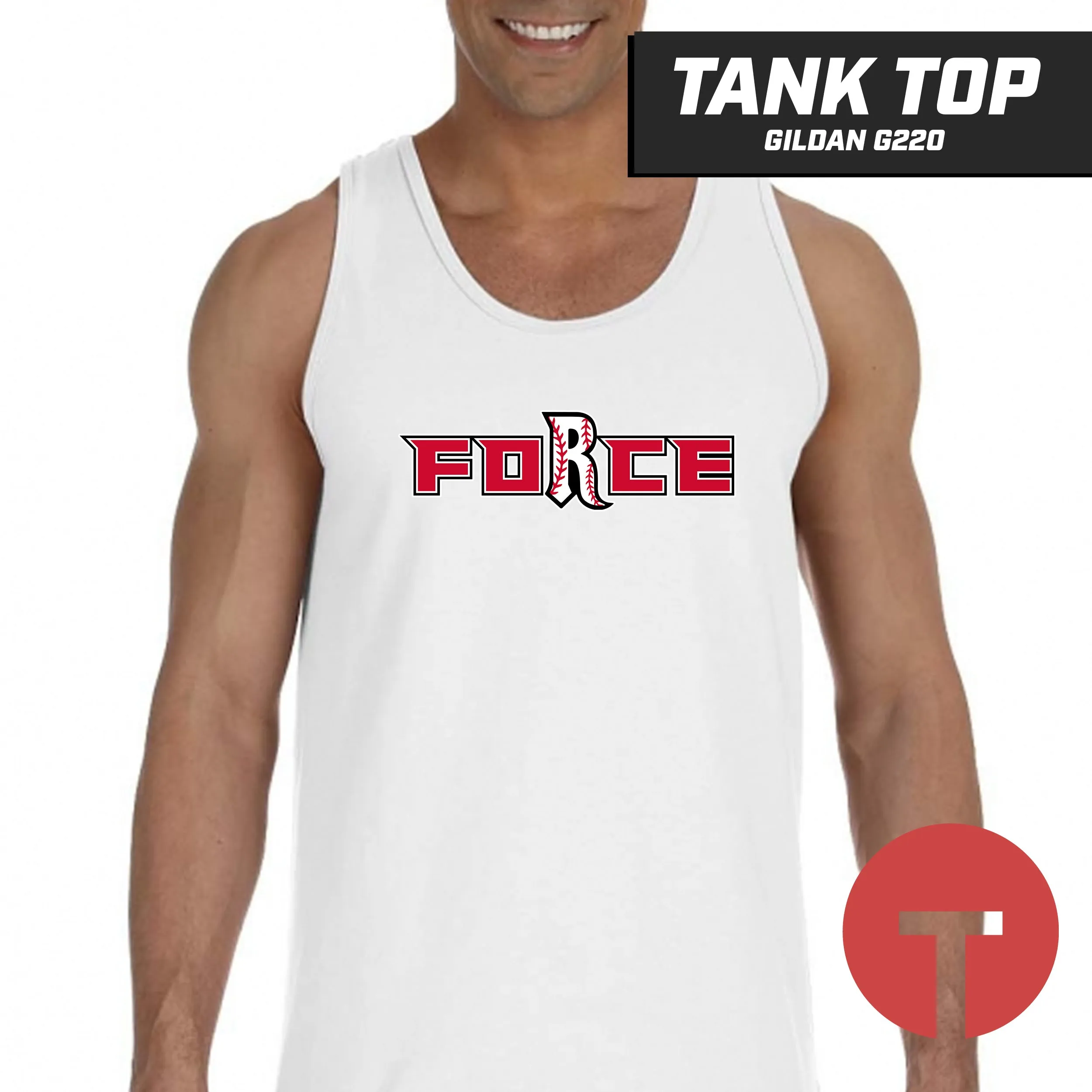 Relentless Force - LOGO 2 - Tank Top Gildan G220