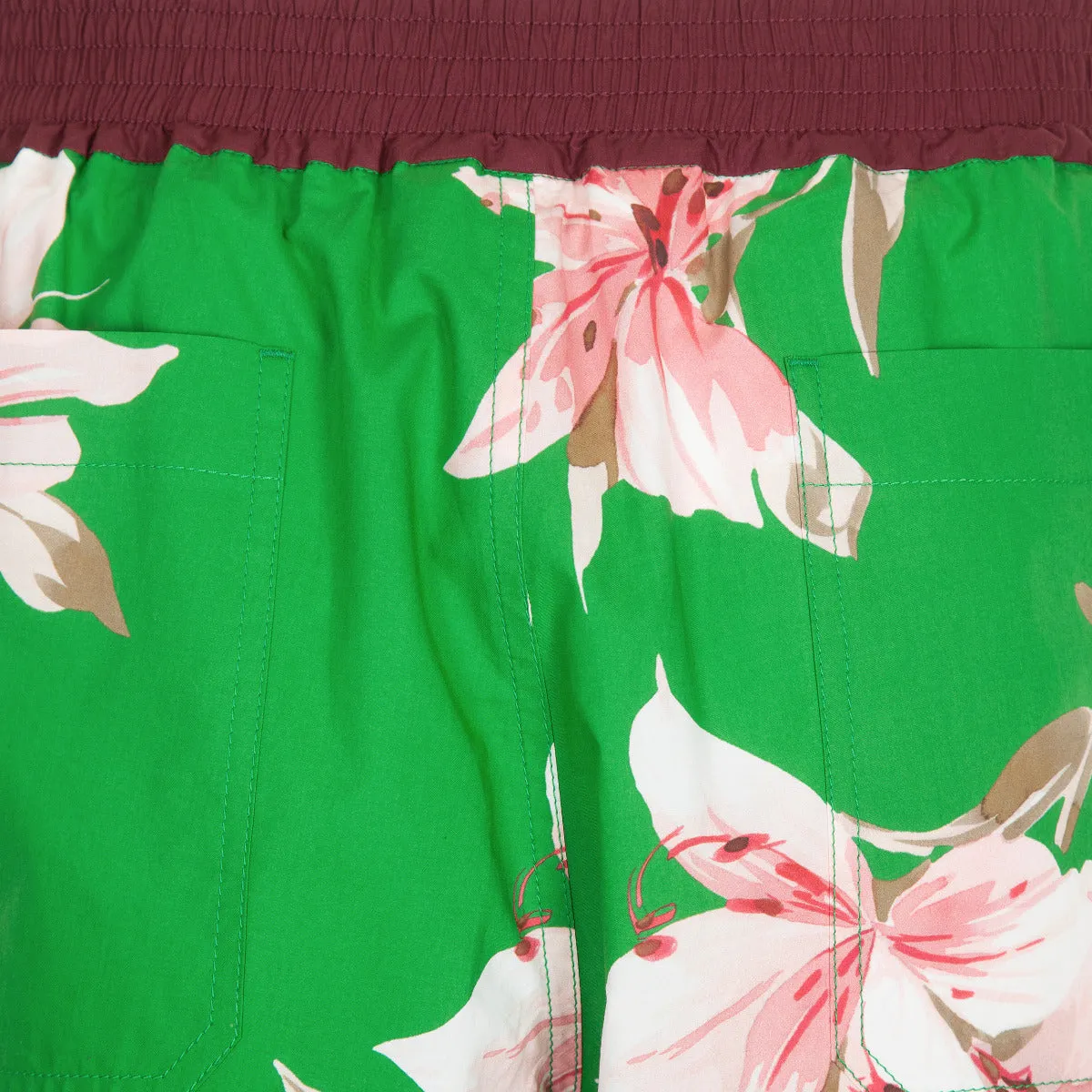 Valentino Floral Print Bermuda Shorts