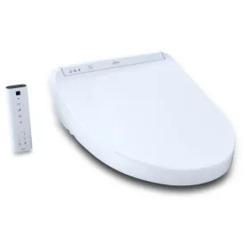 Washlet K300 Elongated Electronic Bidet Seat in Cotton White with EWATER 