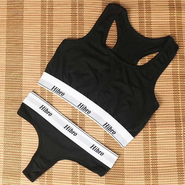 Women's underwear boxers Bra Set cotton comfortable Vest intimates Seamless Sexy Women Thongs Stretch Briefs Bras Sets