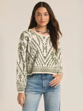 Z Supply Yeva Sweater - Palm Green